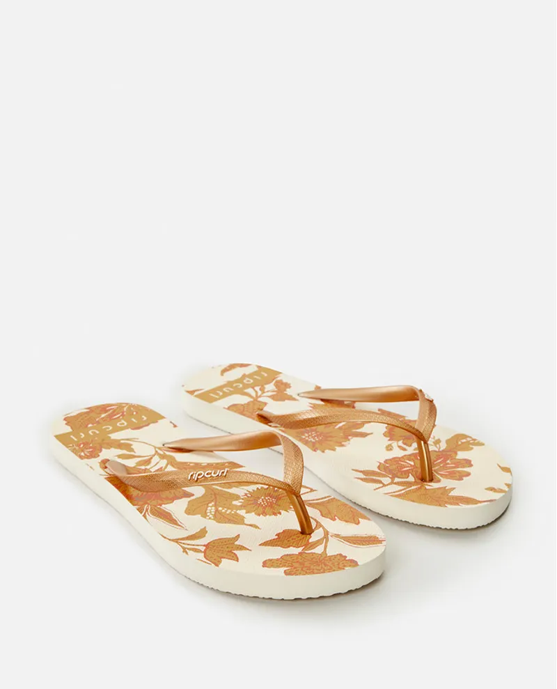 Rip Curl Oceans Together Flip Flops in Shell